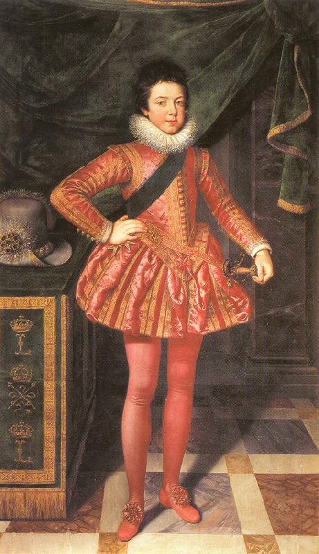 POURBUS, Frans the Younger Portrait of Louis XIII of France at 10 Years of Age